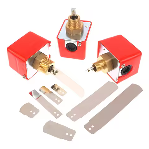 Paddle Water Pump Flow Sensor Switch Water Flow Switch HFS-25 HFS-20 HFS-15 NPT 1" 1/4" 1/6" Liquid 