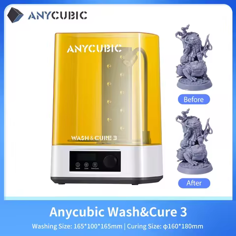 ANYCUBIC Wash & Cure 3 Curing and Washing Machine For DLP SLA LCD Resin 3D Printer For Photon Mono 2