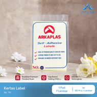 CRYSLENE Kertas Label Undangan Stiker Polos No 110 - 111