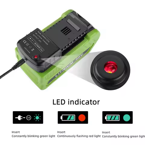 Lithium Battery Charger For Black&Decker Li-ion 10.8V 14.4V 20V Serise LBXR20 LB20 LBX20 LBX4020 Ele