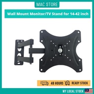 🛒[READY STOCK]🛒 Wall Mount Monitor/TV Stand for 14-42 inch Monitor/TV Display  Adjustable Arm  Spray