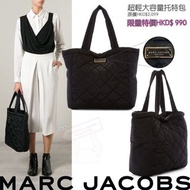 Marc Jacobs Quilted Nylon Tote 黑色超大容量托特包