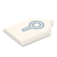 COOLPON | This Is Lego®LEGO®Genuine Parts White Tile 2x3 Shield Printing 22385pb392 6584102