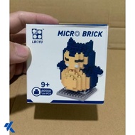 POKEMON SNORLAX FIGURE BLOCK PUZZLE BUILDING BLOCK PUZZLE