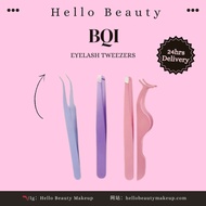 BQI EYELASH TWEEZER MAKEUP TOOL BQI嫁接睫毛镊子假睫毛辅助器不锈钢