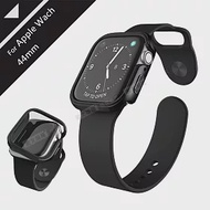 刀鋒Edge系列 Apple Watch Series 6/SE (44mm) 鋁合金雙料保護殼 保護邊框(經典黑)