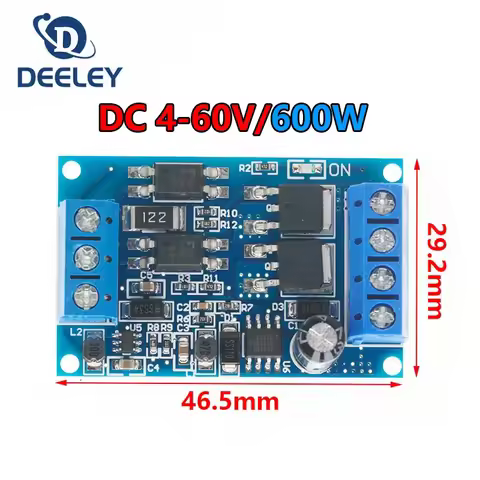 High-Power 600W MOS Tube FET Trigger Drive Module PWM Control High / Low Level Trigger Switch DC 4V-