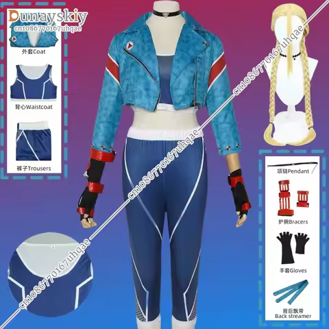 Fighter Cammy Cosplay Costume Adult Women Coat Pants Jumpsuit Outfits Halloween Carnival Disguise Pa