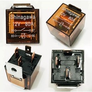 PREMIUM SHINAGAWA RELAY TRANSPARENT HORN 80A LED LIGHT DC 12VOLT 4 PIN MOTOR | 4 PIN 12V HORN RELAY