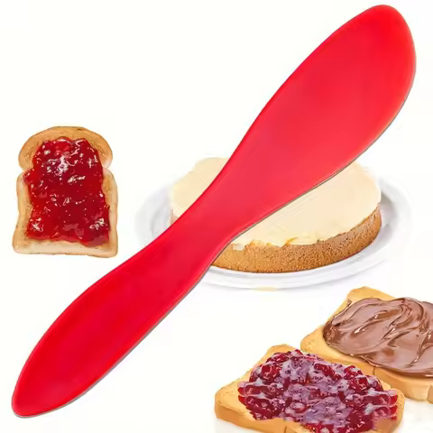 1PC Plastic Cream Spatula, Jam Spatula Toast Peanut Butter Nougat Smoothing Tool To Bake Cake Home B