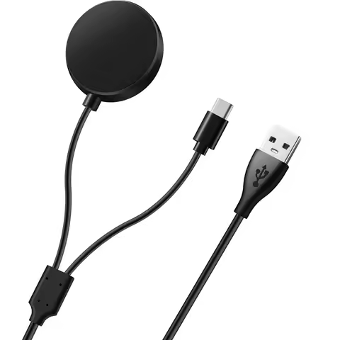 2 in 1 Wireless Charger For Samsung Galaxy Watch Ultra/7/6/5/4/Fe/3 Active 2 For Galaxy S24 USB A to