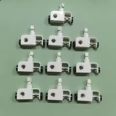 10pcs Vertical Window Blind Stem and Holder White Package of 10 (Covering Treatment Hardware)