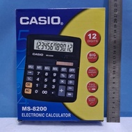 CASIO MS-8200 ELECTRONIC CALCULATOR 12 Digits SIZE:W16XH21CM(1 Year warranty)