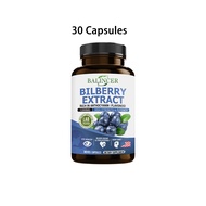 Bilberry Extract Capsule Supplement Antioxidant Vitamins Minerals Eye Support Heart Brain Skin Health Blood Sugar Cholesterol Cycle