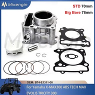 Motorcycle Engine Parts Cylinder piston gasket kit For Yamaha Scooter X-MAX300 ABS CZD300 B74-E1311-