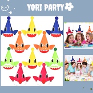 Baby Shark Hat Birthday Decoration For Lovely Baby - Yori Party