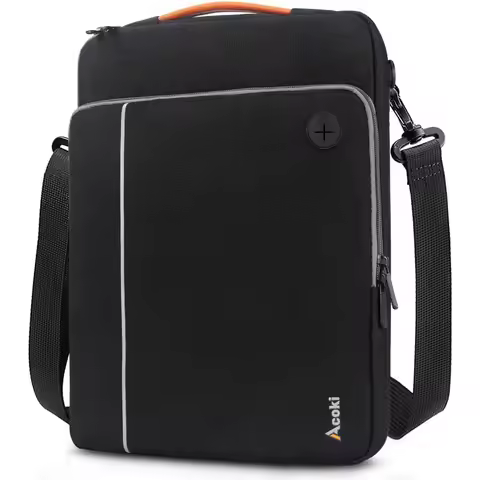 Tablet bag shoulder bag vertical multifunctional storage computer bag laptop protective bag