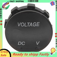 12V-24V DC Voltmeter Car Monitor Motorcycle LED Red Waterproof Voltmeter