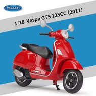 1:18 Ratio Vespa PX Scooter Model Alloy