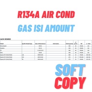 Salinan Lembut Sofe Copy System Hawa Dingin Kereta CAR R134A GAS MINYAK KERETA ISI LISTING Air cond