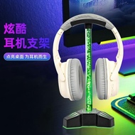 The Head-mounted Light-emitting Headphone Holder USB3.0 Power Supply Socket Lights Up The Desktop An
