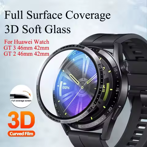 Diamond Film for Huawei Watch GT 3 46mm Soft Tempered Glass GT3 42mm GT 2 Pro Screen Protector for H