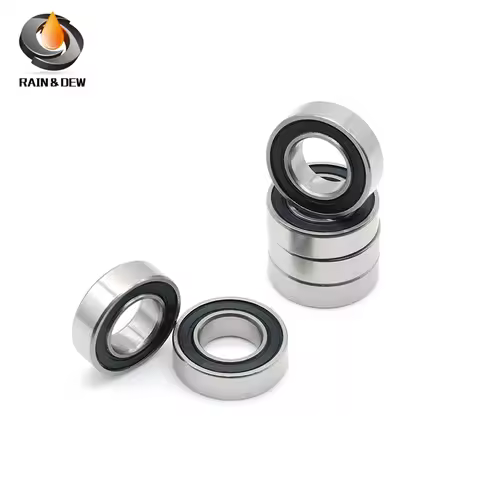 5PCS S607-2RS 7x19x6 mm ABEC-7 High Quality Stainless Steel Rubber Sealed Deep Groove Ball Bearing S