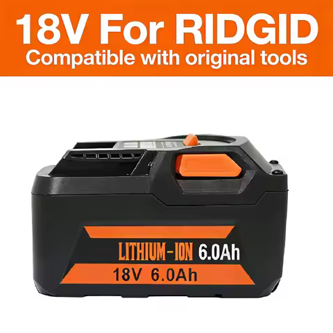 For AEG Ridgid 10Ah/8Ah/6Ah 18V 21700 Lithium Replacement Battery, Compatible with R840083 R840085 R