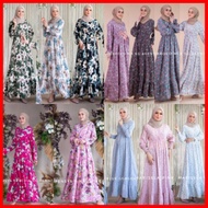 [ SALE BAJU RAYA 2021 ]🔥 Kartika dress | long dress | dress ibu mengandung | dress ibu preggy | dres