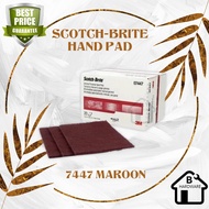 Scotch-Brite™ Hand Pad 7447 Maroon