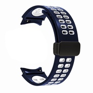 สาย D-Buckle แม่เหล็กสำหรับ Samsung Galaxy Watch 6 Classic 47Mm 43Mm Galaxy Watch 4/5/6 44Mm 40Mm/4 Classic 46Mm 42Mm Sport สร้อยข้อมือ Galaxy Watch 5 Pro 45Mm