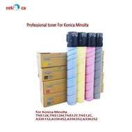 ตลับหมึกที่เข้ากันได้สำหรับ Konica Minolta TN512K TN512Y TN512M TN512C Bizhub C454 C554 454 554ผงเครื่องพิมพ์สี