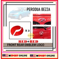 PERODUA BEZZA EMBLEM LOGO 2PCS Front & Rear Sticker
