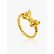 999 Gold Ribbon Ring