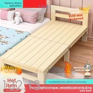 Wood Solid Foldable Bed Single Bed Frame 180Cm Long Other Sizes Can Be Customized Height Customizati