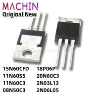 5pcs SPP15N60CFD SPP11N60S5 SPP11N60C3 SPP08N50C3 SPP18P06P SPP20N60C3 SPP2N03L13 SPP2N06L05 TO-220 