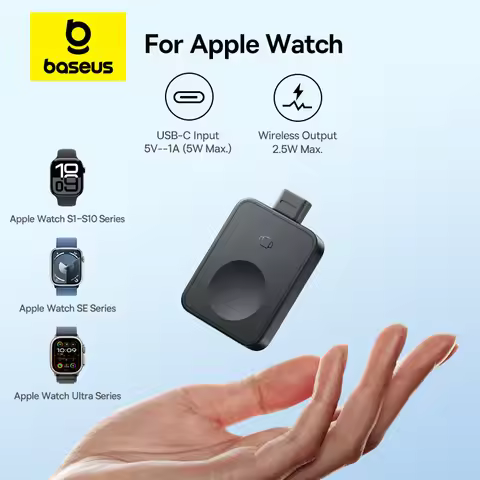 Baseus MagPro Magnetic Wireless Charger for E-Watch 2.5W For Apple Watch S1-S10 Series SE Series Ult