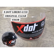 X-DOT LIBERO G118 ORIGINAL CLEAR VISOR