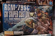 MG 1/100  RGM-79SC GM SNIPER CUSTOM 吉姆狙擊特裝 模型