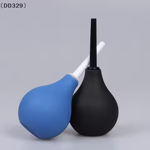 Cozy Feel Silicone Bulb Enema Anal Clean Liquid Bottle Douches enemator〔DD329〕