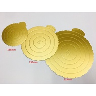 Cake Gold Plate 4/6/8/Inch Base Plate/6/8/Inch Paper Tray Liner Baking Mousse Lace Plate/Golden