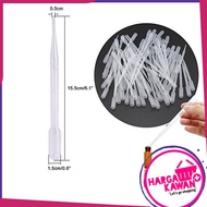 PIPET Plastik 3ml Media Pengambilan Pakan Ikan kutir DM Ncuk Daphnia Magna Kutu Air Ikan cupang