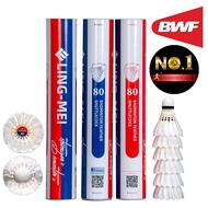 LING-MEI LING MEI Badminton Shuttlecock Model 80 Genuine By. No.1 Shop (Please Read The Details Befo