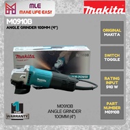 MAKITA M0910B | M 0910 B ANGLE GRINDER 540W 100MM 4" 4inch WITH 1YEAR WARRANTY