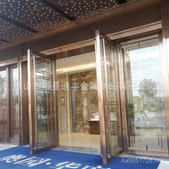 Ground Pop Door Metal Sales Gate Hotel Deluxe KTV Titanium Tempered Glass Shopping Mall 304 Stainles