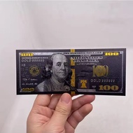 Uang Gold Foil Black 100 USD Amerika Terbaru