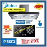 MIDEA / MORGAN / FABER / MECK BUILT-IN GAS HOB + MECK GAS HOOD