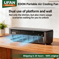EDON Portable Air Cooler Fan Ice Mist Cooling Fan 6000mAh Rechargeable Mini Cooler Wall Mount Desk