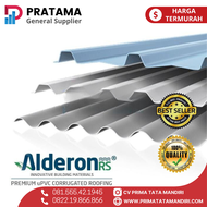 Singlelayer layer Alderon RS Atap uPVC berkualitas Greca 1.2mm / SURABAYA