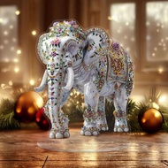 [whfashionkk] 2d Flat Elephant Acrylic Signs Animal Decorative Plaque for Office Bedroom